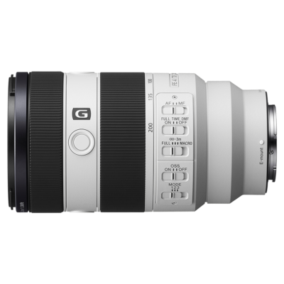FE 70–200 mm F4 Makro G OSS Ⅱ mieten - Seitenansicht ohne Schelle